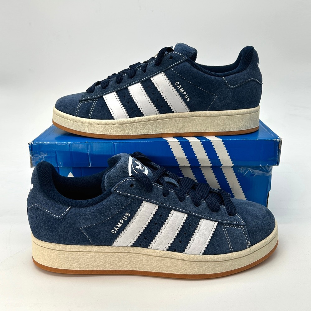 adidas Campus 00s Size 9.5 Mens Sneakers Night Indigo Suede Gum Sole NEW JR8163